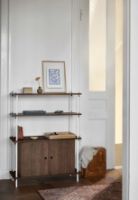Billede af Moebe Shelving System S.115.1.B 115x85 cm - Smoked Oak/White
