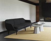 Billede af Normann Copenhagen Pine Bord Lille H: 40,6 x Ø: 45 cm - Lysegrå