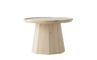 Billede af Normann Copenhagen Pine Bord Stor H: 44,6 x Ø: 65 cm - Fyrretræ