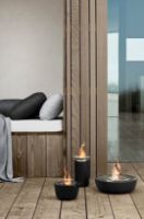 Billede af Blomus Fuoco Tabletop Gel Firepit Ø: 18,5 cm - Black