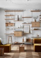 Billede af Moebe Shelving System S.115.2.B 115x162 cm - Oak/White