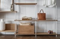 Billede af Moebe Shelving System S.115.2.B 115x162 cm - Oak/White