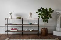 Billede af Moebe Shelving System S.115.2.B 115x162 cm - Smoked Oak/Black