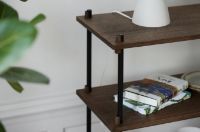 Billede af Moebe Shelving System S.115.2.B 115x162 cm - Smoked Oak/Black