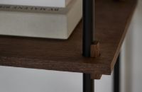 Billede af Moebe Shelving System S.200.1.G 200x85 cm - Smoked Oak/Black