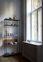 Billede af Moebe Shelving System S.200.1.G 200x85 cm - Smoked Oak/Black