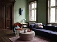 Billede af Normann Copenhagen Silo Puf Stor Ø: 90 cm - Karneval Rød/ Wynwood 13