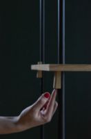 Billede af Moebe Shelving System S.255.1.A 255x85 cm - Oak/Black