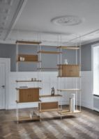 Billede af Moebe Shelving System S.255.1.A 255x85 cm - Oak/White