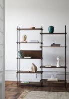 Billede af Moebe Shelving System S.255.1.A 255x85 cm - Smoked Oak/Black