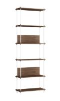 Billede af Moebe Shelving System S.255.1.A 255x85 cm - Smoked Oak/White