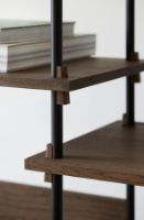 Billede af Moebe Shelving System S.255.3.C 255x239 cm - Smoked Oak/Black
