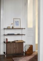Billede af Moebe Shelving System S.115.2.B 115x162 cm - Smoked Oak/White