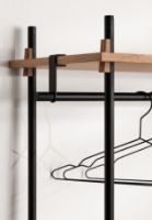 Billede af Moebe Shelving System S.200.1.G 200x85 cm - Oak/Black