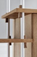 Billede af Moebe Shelving System S.200.1.G 200x85 cm - Oak/White