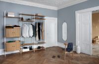 Billede af Moebe Shelving System S.200.1.G 200x85 cm - Oak/White