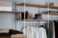 Billede af Moebe Shelving System S.200.1.G 200x85 cm - Oak/White