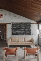 Billede af Fredericia Furniture 2213 Mogensen 3 Pers. Sofa L: 221 cm - Vegeta 90 Læder/Olieret Eg