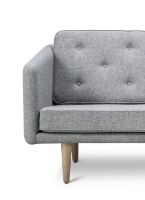 Billede af Fredericia Furniture 2002 No. 1 2 Pers. Sofa L: 143 cm - Hallingdal 130/Olieret Eg