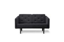 Billede af Fredericia Furniture 2002 No. 1 2 Pers. Sofa L: 143 cm - Hallingdal 180/Sortlakeret Eg