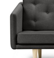 Billede af Fredericia Furniture 2003 No. 1 3 Pers. Sofa L: 206 cm - Sunniva 173/Lakeret Eg