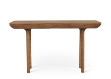 Billede af Warm Nordic Rúna Skrivebord L: 130 cm - Teak 