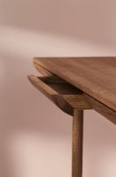 Billede af Warm Nordic Rúna Skrivebord L: 130 cm - Teak 