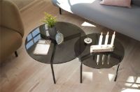 Billede af Warm Nordic From Above Bord Ø: 52 cm - Smoke Grey/Black Noir 