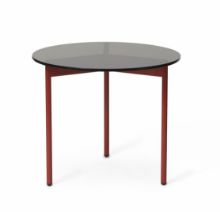 Billede af Warm Nordic From Above Bord Ø: 52 cm - Smoke Brown/Rusty Red  