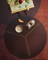 Billede af Warm Nordic From Above Bord Ø: 52 cm - Smoke Brown/Butter Yellow