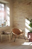 Billede af Warm Nordic From Above Bord Ø: 52 cm - Smoke Brown/Butter Yellow