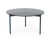 Billede af Warm Nordic From Above Bord Ø: 72 cm - Smoke Grey/Ocean Blue