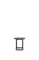 Billede af New Works Florence Side Table Ø: 50 cm - Black Marquina Marble / Iron Black