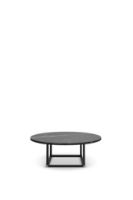Billede af New Works Florence Coffee Table Ø:90 cm - Black Marquina Marble / Iron Black