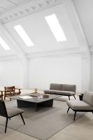 Billede af Fredericia Furniture 1965 Tableau Sofabord 140x140 cm - Dark Atlantico Limestone