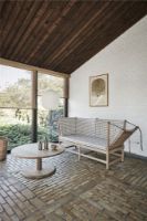 Billede af Fredericia Furniture 1295 Pon Sofabord Ø: 90 cm - Sæbebehandlet Eg