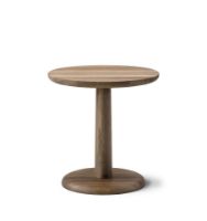 Billede af Fredericia Furniture 1290 Pon Sofabord Ø: 45 cm - Olieret Røget Eg