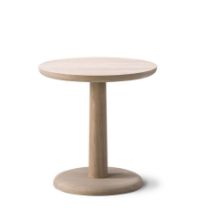 Billede af Fredericia Furniture 1290 Pon Sofabord Ø: 45 cm - Sæbebehandlet Eg