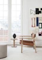 Billede af Fredericia Furniture 1290 Pon Sofabord Ø: 45 cm - Sæbebehandlet Eg