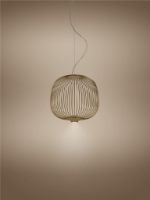 Billede af Foscarini Spokes 2 Piccola MyLight Pendant Ø: 34 cm - Bronzo