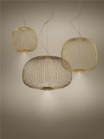 Billede af Foscarini Spokes 2 Piccola MyLight Pendant Ø: 34 cm - Bronzo