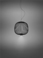 Billede af Foscarini Spokes 2 Piccola MyLight Pendant Ø: 34 cm - Nero