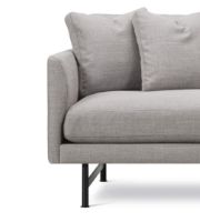 Billede af Fredericia Furniture 5652 Calmo 2 Pers. Sofa 95 L: 200 cm - Sunniva 717/Sortlakeret Stel