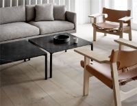 Billede af Fredericia Furniture 5652 Calmo 2 Pers. Sofa 95 L: 200 cm - Sunniva 717/Sortlakeret Stel