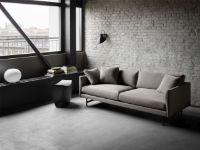 Billede af Fredericia Furniture 5652 Calmo 2 Pers. Sofa 95 L: 200 cm - Sunniva 717/Sortlakeret Stel