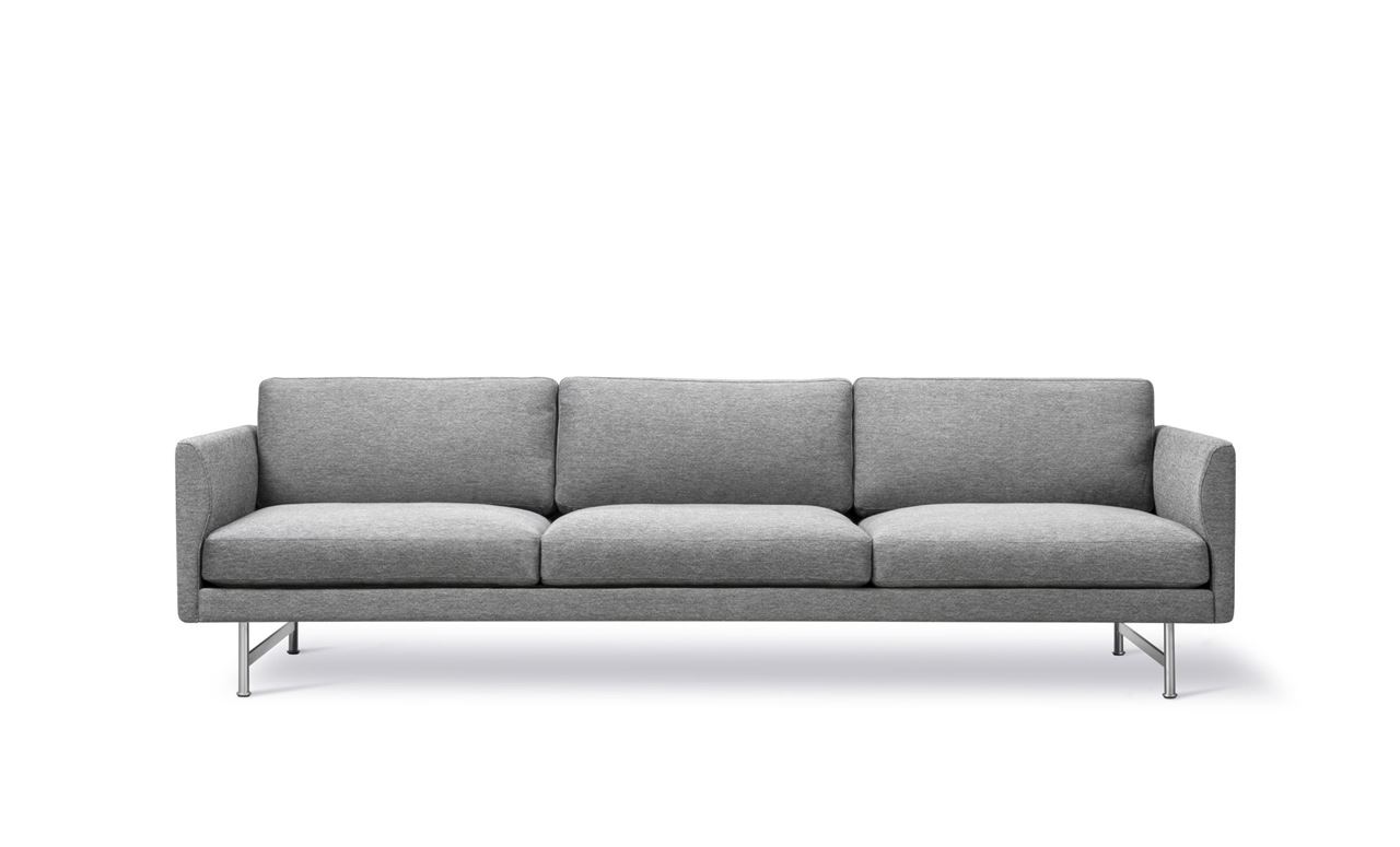 Billede af Fredericia Furniture 5623 Calmo 3 Pers. Sofa L: 250 cm - Clay 13/Matkrom Stel