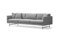 Billede af Fredericia Furniture 5623 Calmo 3 Pers. Sofa L: 250 cm - Clay 13/Matkrom Stel