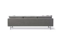 Billede af Fredericia Furniture 5623 Calmo 3 Pers. Sofa L: 250 cm - Clay 13/Matkrom Stel