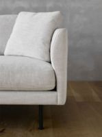 Billede af Fredericia Furniture 5623 Calmo 3 Pers. Sofa L: 250 cm - Clay 13/Matkrom Stel