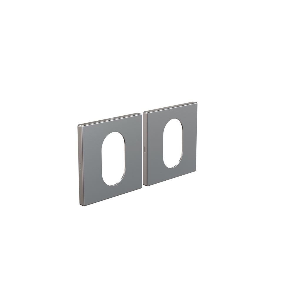 Billede af FROST Architectural Hardware Kube 3005 Assa Nøglehuls Rosette - Børstet Stål